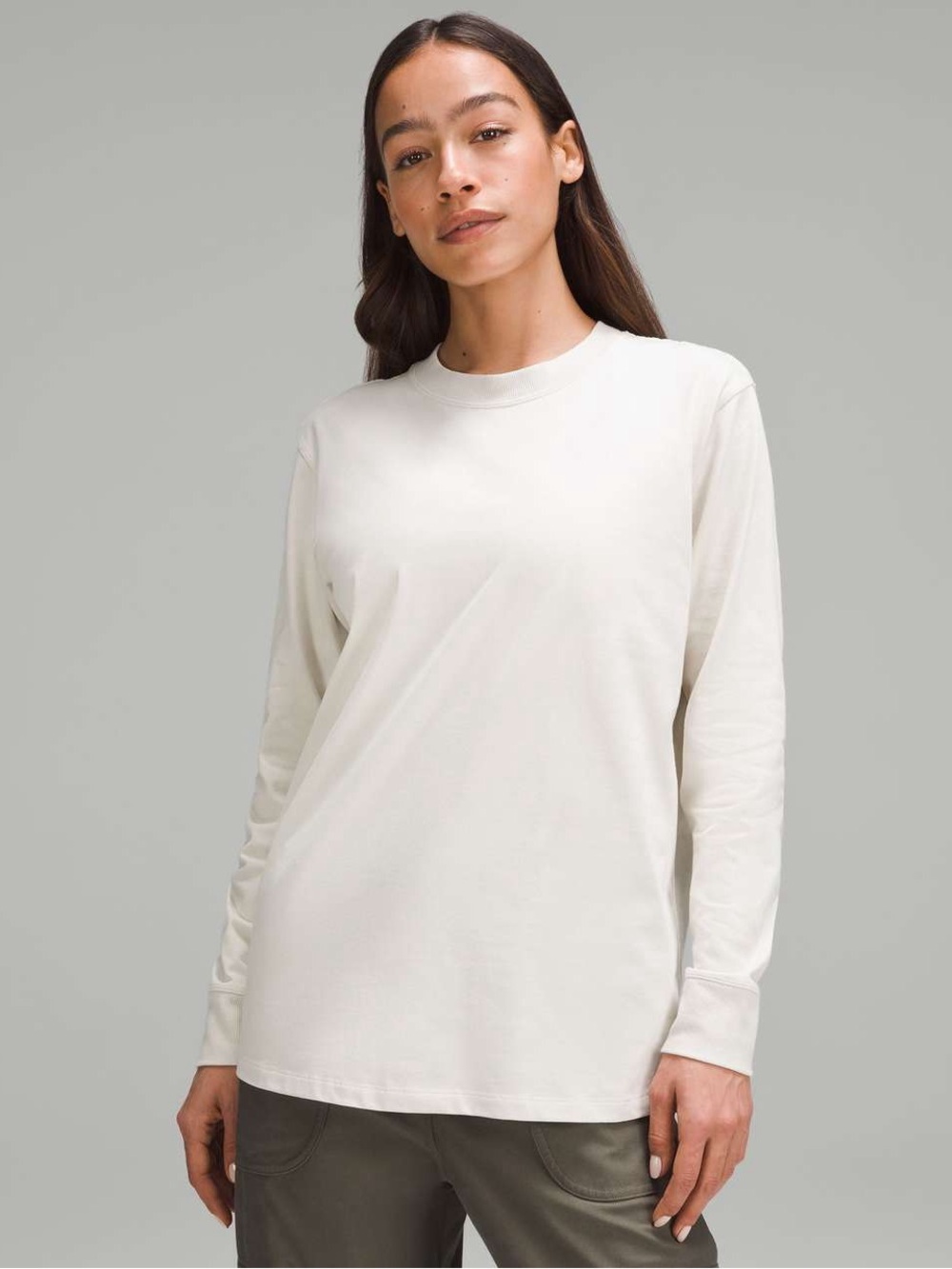 Lululemon All Yours Heavyweight Long-Sleeve Shirt in Bone